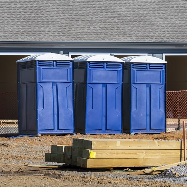 how do you dispose of waste after the porta potties have been emptied in Drummond